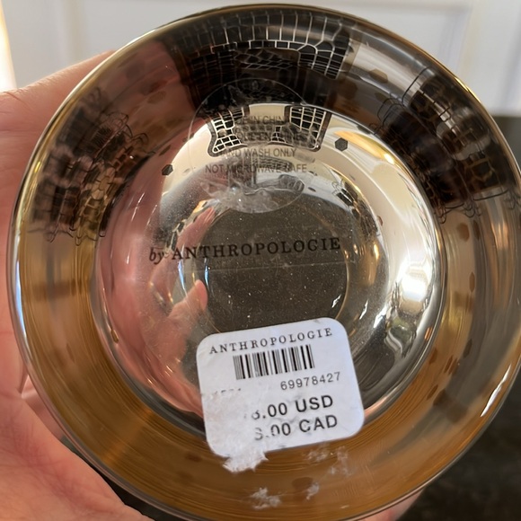 Anthropologie Bistro Subway “E” Old Fashioned Glass - Picture 8 of 9